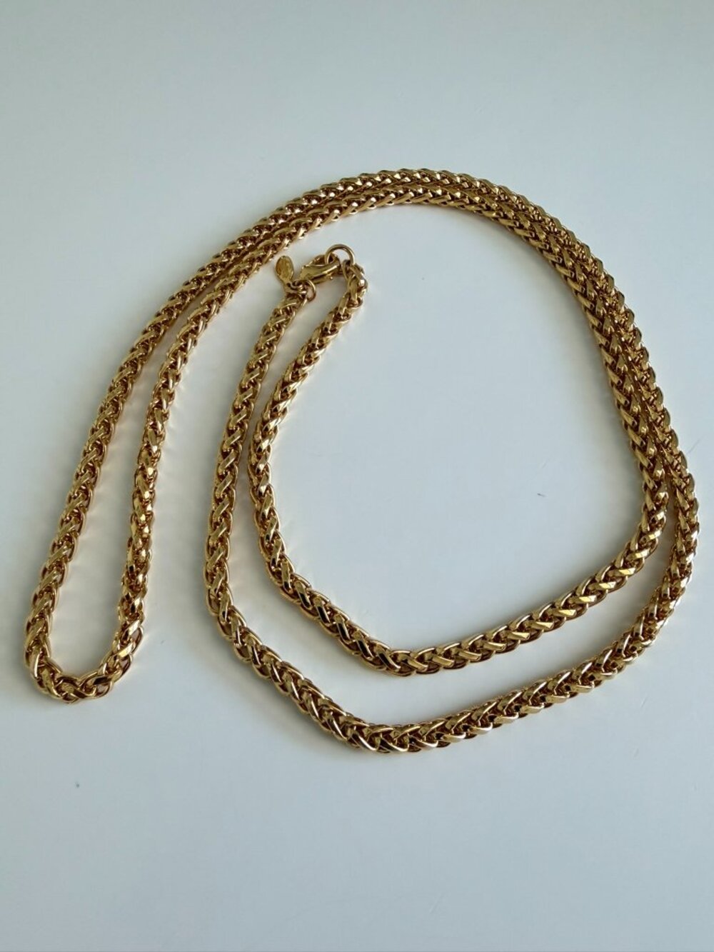 Vintage Premier Designs Crown Gold Rope Chain Necklace - 30"